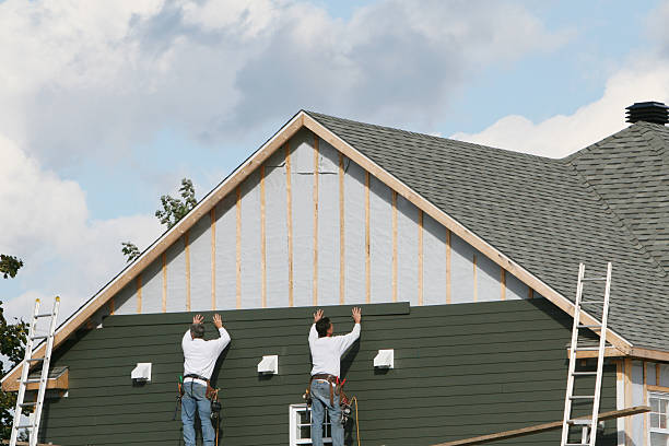 Professional Siding Contractor technician working in Danville, IN